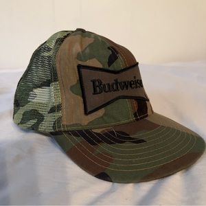 Budweiser panel SnapBack mesh back hat